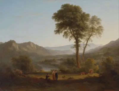 At Matlock, mist rising av John Glover