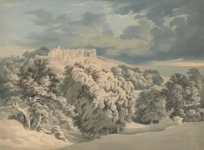St. Donat’s Castle, Glamorganshire av John Glover