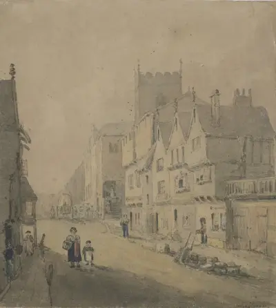 Street scene av John Glover