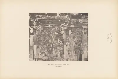 The paintings in the Buddhist cave-temples of Ajantâ, Khandesh, India Pl.026 av John Griffiths