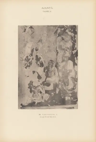 The paintings in the Buddhist cave-temples of Ajantâ, Khandesh, India Pl.034 av John Griffiths