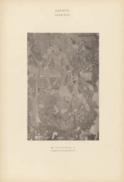 The paintings in the Buddhist cave-temples of Ajantâ, Khandesh, India Pl.064 av John Griffiths