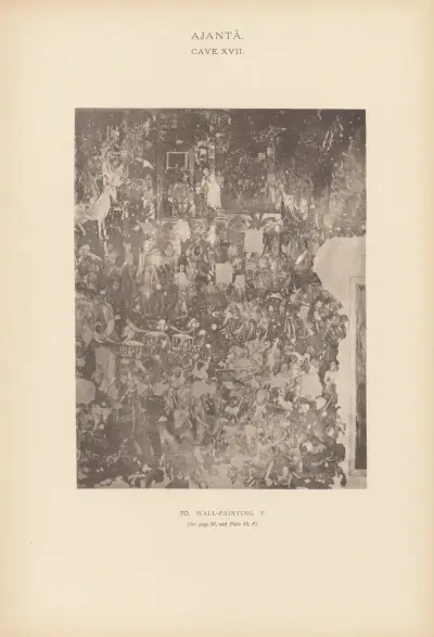 The paintings in the Buddhist cave-temples of Ajantâ, Khandesh, India Pl.069 av John Griffiths