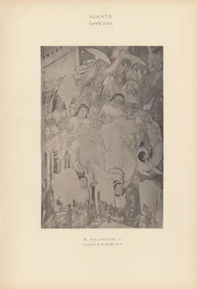 The paintings in the Buddhist cave-temples of Ajantâ, Khandesh, India Pl.070 av John Griffiths
