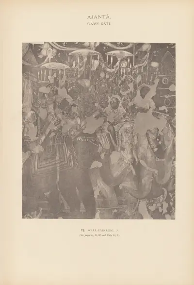 The paintings in the Buddhist cave-temples of Ajantâ, Khandesh, India Pl.072 av John Griffiths