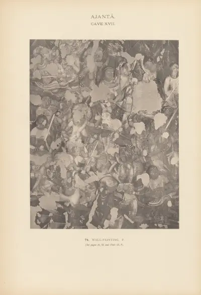 The paintings in the Buddhist cave-temples of Ajantâ, Khandesh, India Pl.073 av John Griffiths