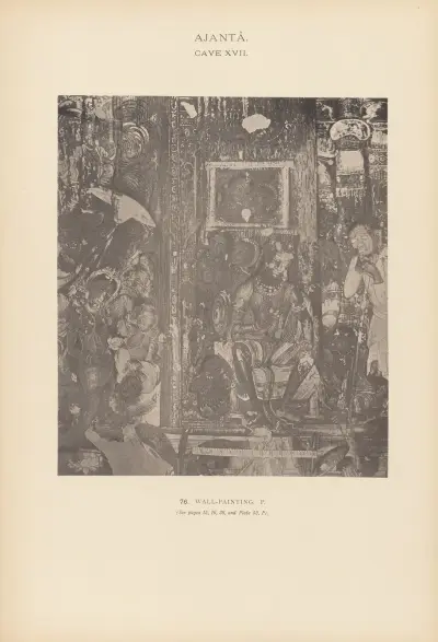The paintings in the Buddhist cave-temples of Ajantâ, Khandesh, India Pl.075 av John Griffiths