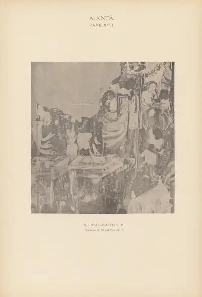 The paintings in the Buddhist cave-temples of Ajantâ, Khandesh, India Pl.077 av John Griffiths