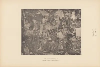 The paintings in the Buddhist cave-temples of Ajantâ, Khandesh, India Pl.078 av John Griffiths