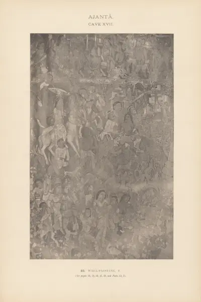 The paintings in the Buddhist cave-temples of Ajantâ, Khandesh, India Pl.082 av John Griffiths