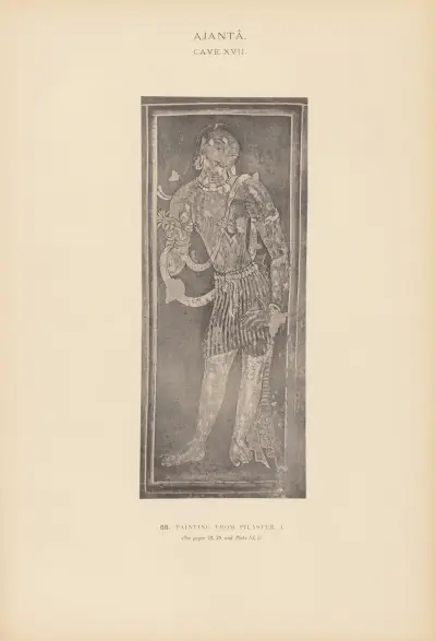 The paintings in the Buddhist cave-temples of Ajantâ, Khandesh, India Pl.087 av John Griffiths