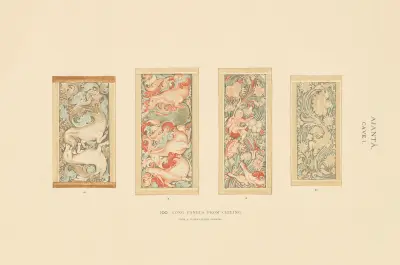 The paintings in the Buddhist cave-temples of Ajantâ, Khandesh, India Pl.099 av John Griffiths