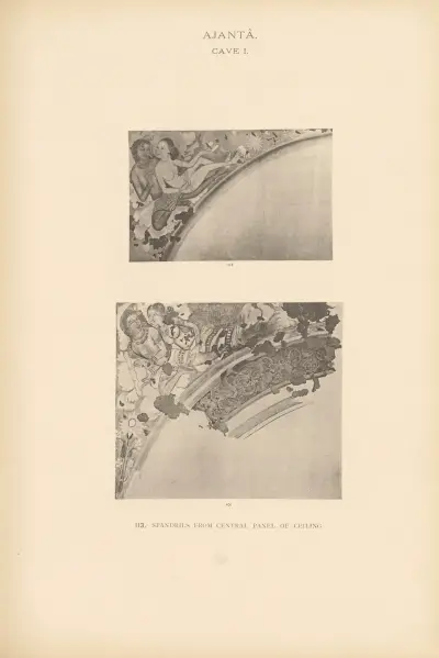 The paintings in the Buddhist cave-temples of Ajantâ, Khandesh, India Pl.112 av John Griffiths