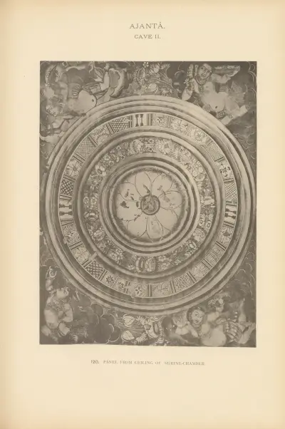 Målningarna i de buddhistiska grottemplen i Ajantâ, Khandesh, Indien, pl. 119 av John Griffiths