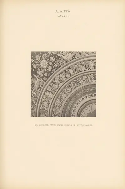 Målningarna i de buddhistiska grottemplen i Ajantâ, Khandesh, Indien, pl. 120 av John Griffiths
