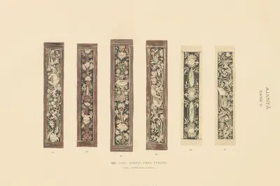 Die Malereien in den buddhistischen Höhlentempeln von Ajantâ, Khandesh, Indien, Taf. 124 von John Griffiths