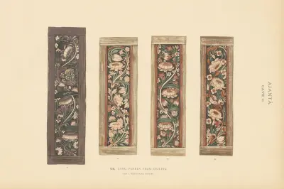 Die Malereien in den buddhistischen Höhlentempeln von Ajantâ, Khandesh, Indien, Taf. 125 von John Griffiths