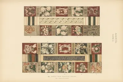 Die Gemälde in den buddhistischen Höhlentempeln von Ajantâ, Khandesh, Indien, Taf. 130 von John Griffiths