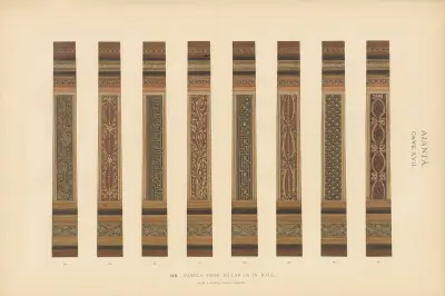 The paintings in the Buddhist cave-temples of Ajantâ, Khandesh, India Pl.148 av John Griffiths