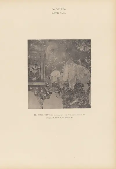 The paintings in the Buddhist cave-temples of Ajantâ, Khandesh, India Pl.062 av John Griffiths