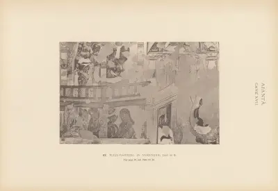 The paintings in the Buddhist cave-temples of Ajantâ, Khandesh, India Pl.061 av John Griffiths
