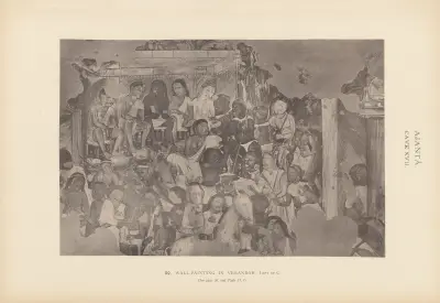 The paintings in the Buddhist cave-temples of Ajantâ, Khandesh, India Pl.058 av John Griffiths