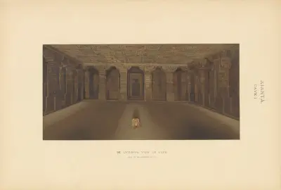 The paintings in the Buddhist cave-temples of Ajantâ, Khandesh, India Pl.091 av John Griffiths