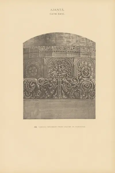 The paintings in the Buddhist cave-temples of Ajantâ, Khandesh, India Pl.158 av John Griffiths