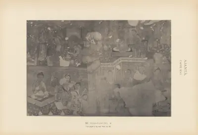 The paintings in the Buddhist cave-temples of Ajantâ, Khandesh, India Pl.049 av John Griffiths