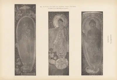 The paintings in the Buddhist cave-temples of Ajantâ, Khandesh, India Pl.041 av John Griffiths