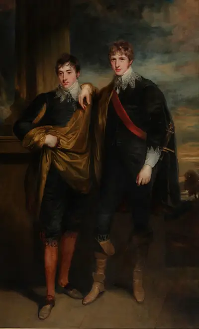 Henry Augustus Berkeley Craven and Keppel Richard Craven av John Hoppner