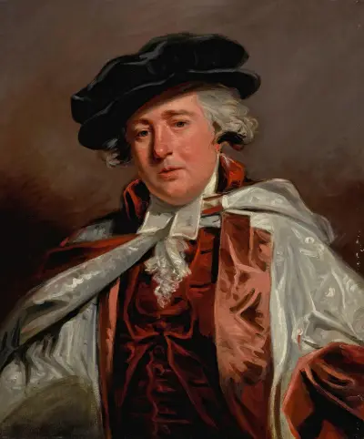 Portrait Of Dr. Edmund Ayrton av John Hoppner