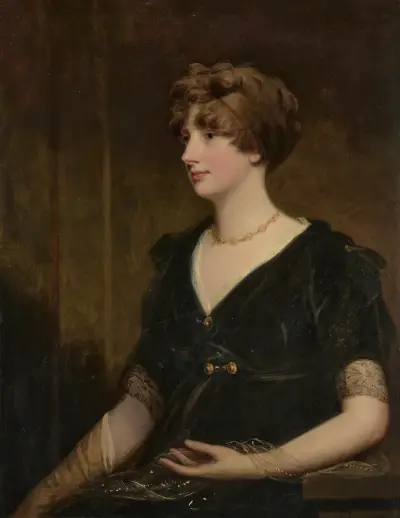 Portrait of Lady Jane Perceval, née Wilson av John Hoppner