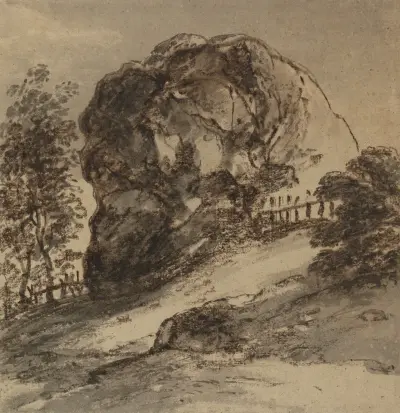 Study of a Massive Rock av John Hoppner