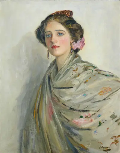 A Fair Spaniard, Mrs Chowne av Sir John Lavery