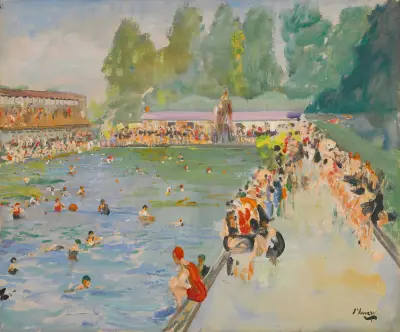 Chiswick Baths av Sir John Lavery