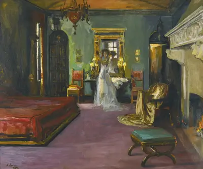 Mrs Rosen’s Bedroom av Sir John Lavery