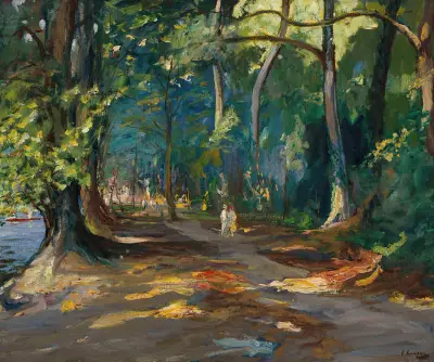 Stigen vid floden, Maidenhead av Sir John Lavery
