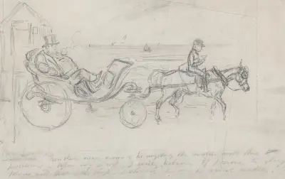 A Jockey-Cart av John Leech