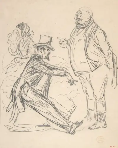 John Bull and Uncle Sam av John Leech