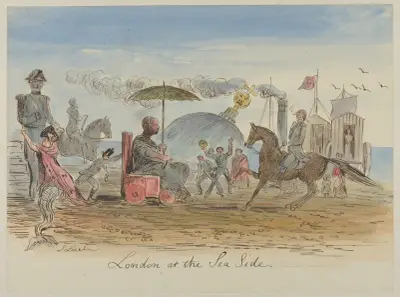 London at the Sea Side av John Leech