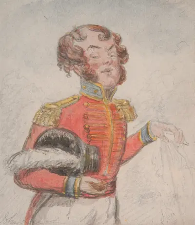 The Captain on Full Pay av John Leech