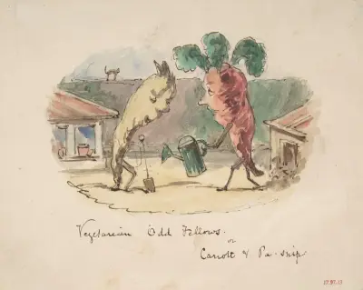 Vegetarian Odd Fellows von John Leech