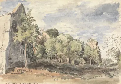 Netley Abbey av John Linnell