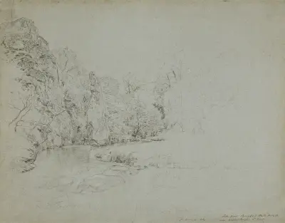 Pike Pool, Beresford Hall, Derbyshire, John Linnell
