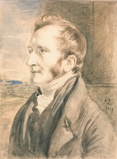 Portrét muže, John Linnell