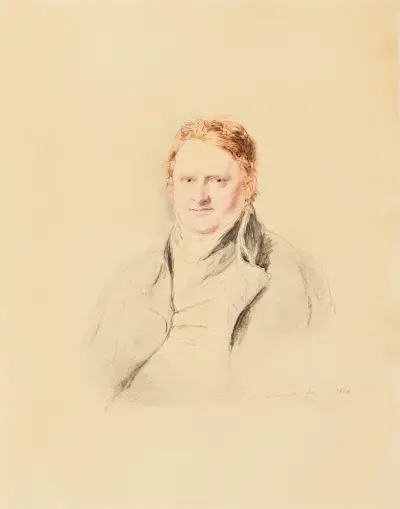 Portrait of John Varley av John Linnell