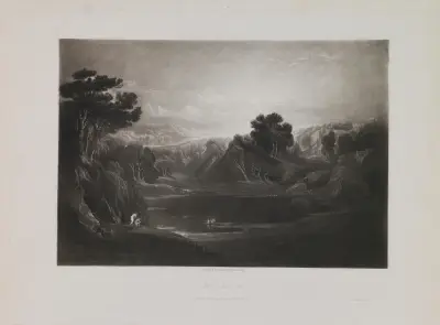 Paradise – Adam and Eve – The Morning Hymn (Book 5, Line 136) av John Martin