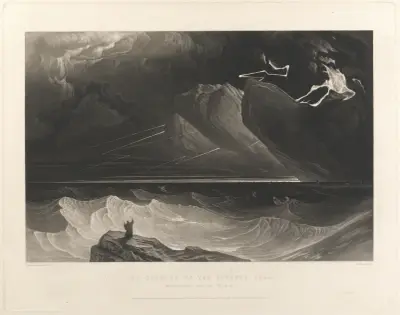 Öppnandet av det sjunde sigillet av John Martin