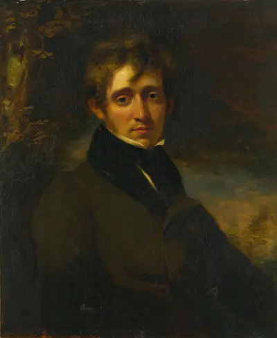 Portrait Of A Man, Said To Be The Poet Thomas Moore av John Opie